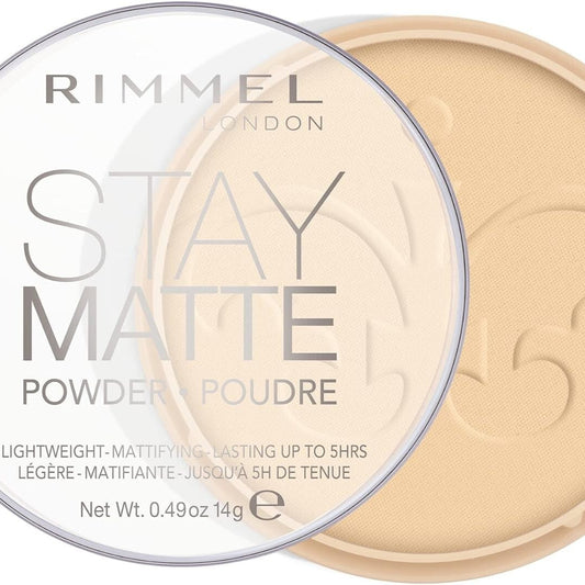 Rimmel Stay Matte Pressed Face Powder Transparent 14g Control Shine