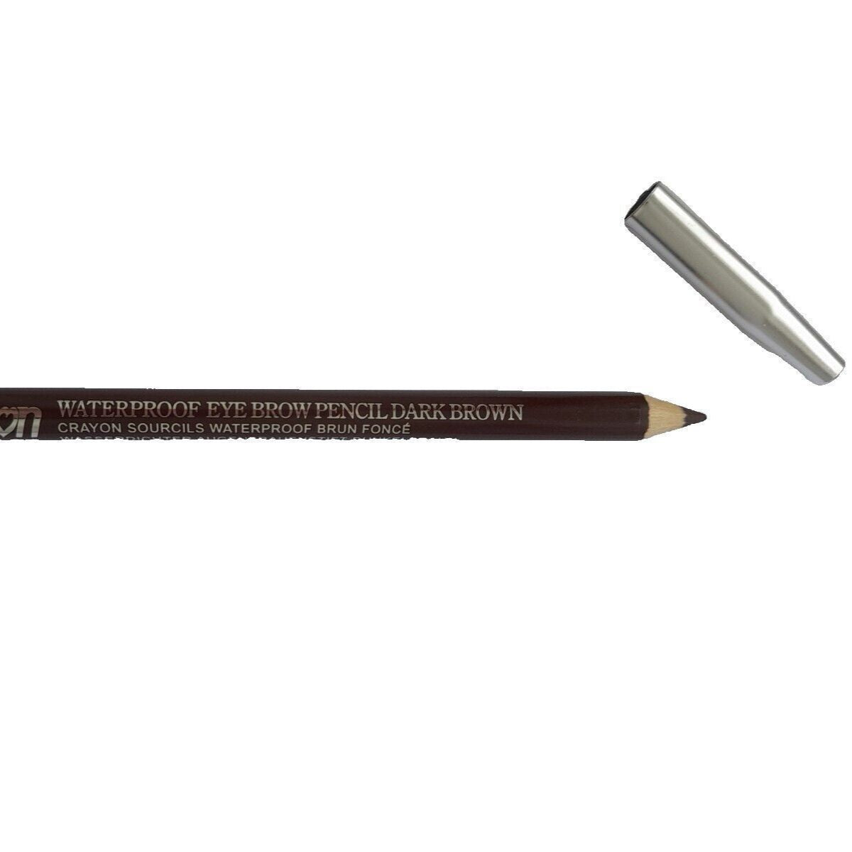 SAFFRON WATERPROOF EYEBROW PENCIL BLONDE DARK BROWN BLACK EYE BROW 1, 4, 6 OR 12