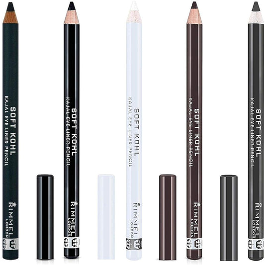 Rimmel Soft Kohl Kajal Eyeliner Pencil Long Wear Eye Liner Black / Brown / Grey
