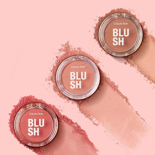 Collection Cosmetics Soft Glow Blusher Pressed Powder Face Cheeks Blush 4g