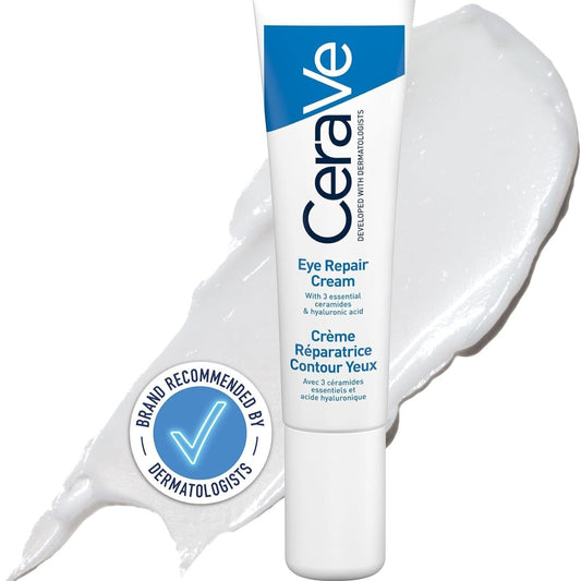 CeraVe Eye Repair Cream 3 Essential Ceramides Hyaluronic Acid Dark Circles Puffy