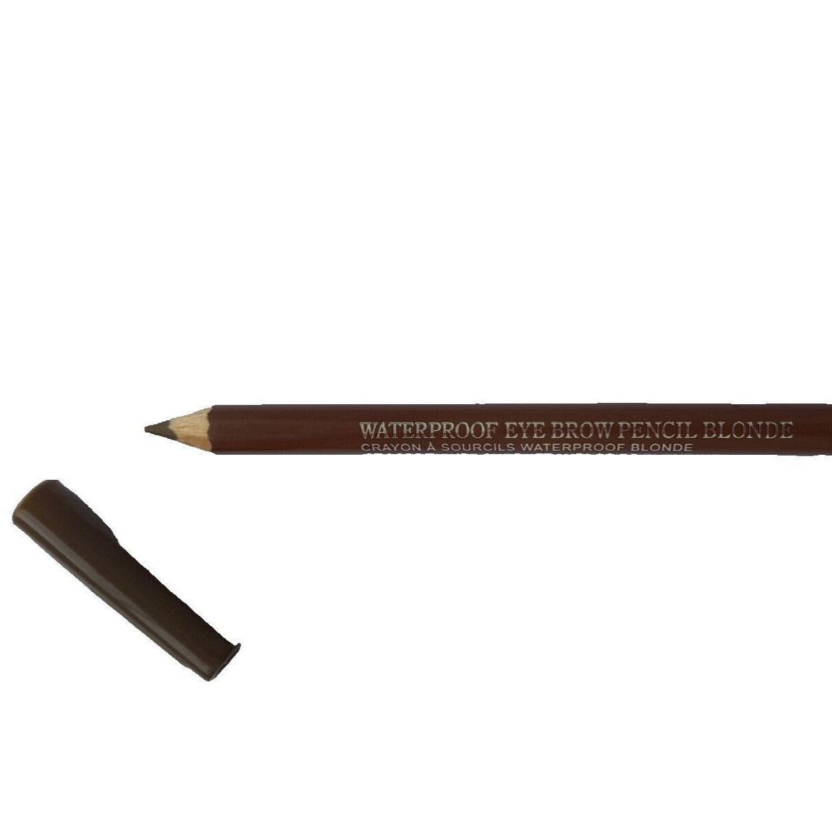 SAFFRON WATERPROOF EYEBROW PENCIL BLONDE DARK BROWN BLACK EYE BROW 1, 4, 6 OR 12