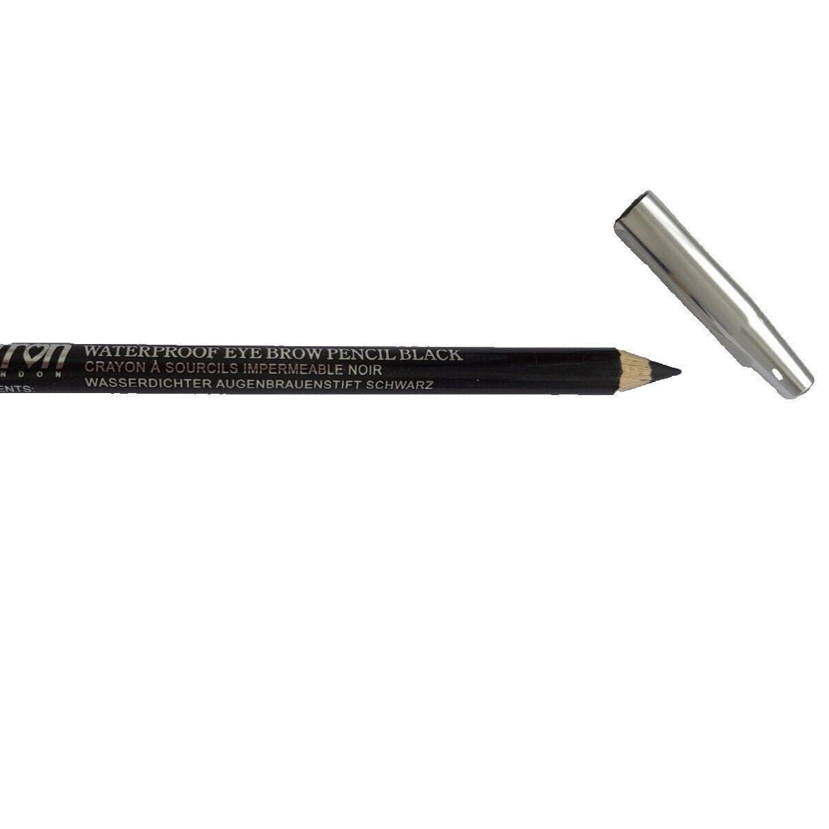 SAFFRON WATERPROOF EYEBROW PENCIL BLONDE DARK BROWN BLACK EYE BROW 1, 4, 6 OR 12
