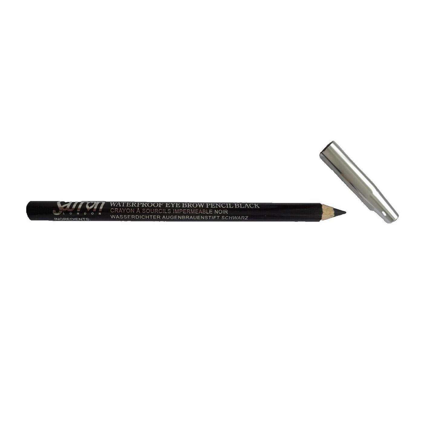 Saffron Waterproof Black Eyebrow Pencil