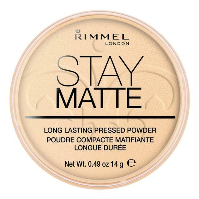 Rimmel Stay Matte Pressed Face Powder Transparent 14g Control Shine