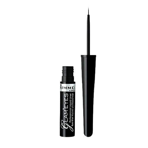 Rimmel Glam'Eyes Professional Liquid Liner Eyeliner - 001 Black Glamour - 3.5ml