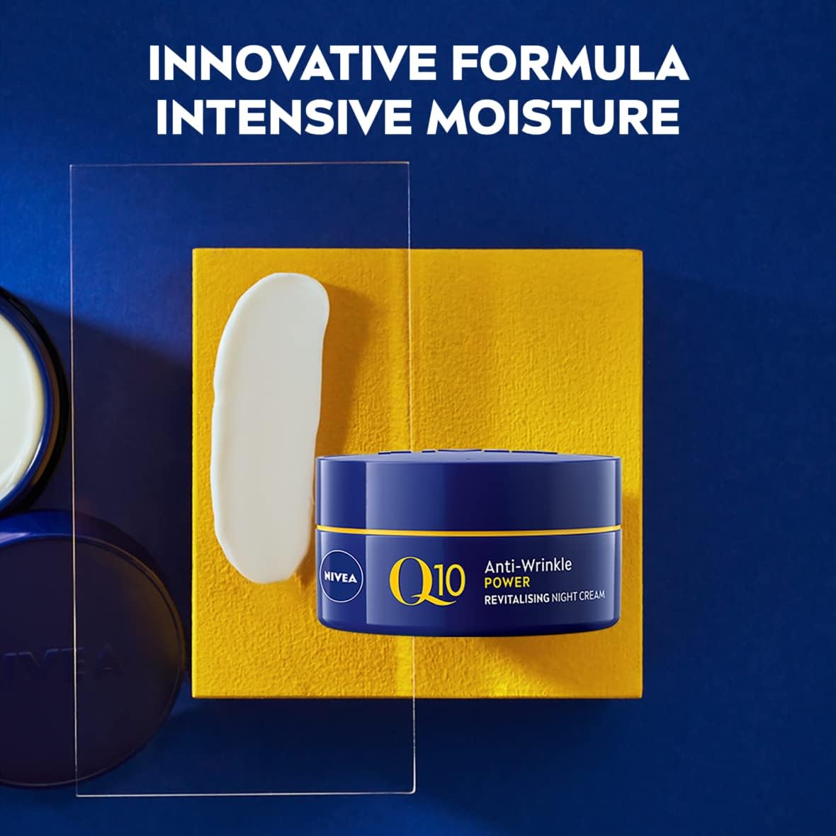 Q10 Anti-Wrinkle Power Revitalising Night Cream 50ml, Anti-Wrinkle Face Cream with Skin Identical Q10 and Creatine, Regenerative Night Cream